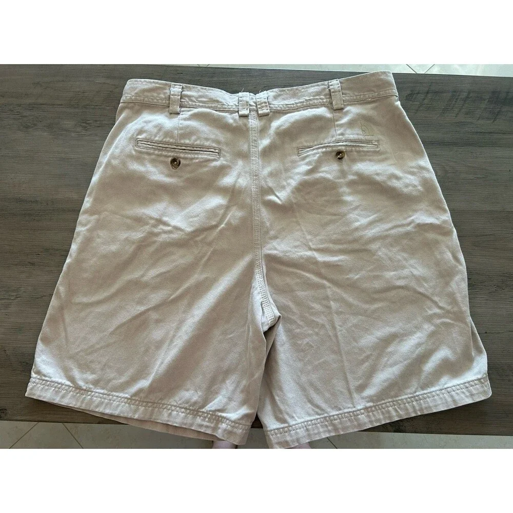 vtg North Face Shorts Mens Beige Hiking Climbing Outdoor Cargo Size 36/8